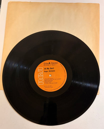 Roger Whittaker All My Best 1977 Vinyl LP