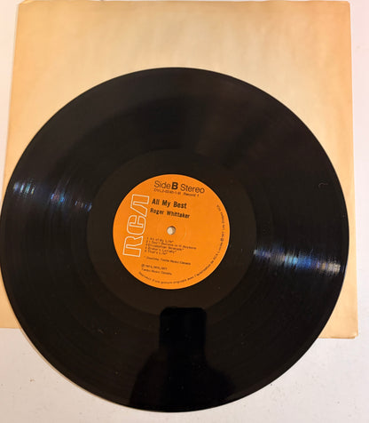 Roger Whittaker All My Best 1977 Vinyl LP
