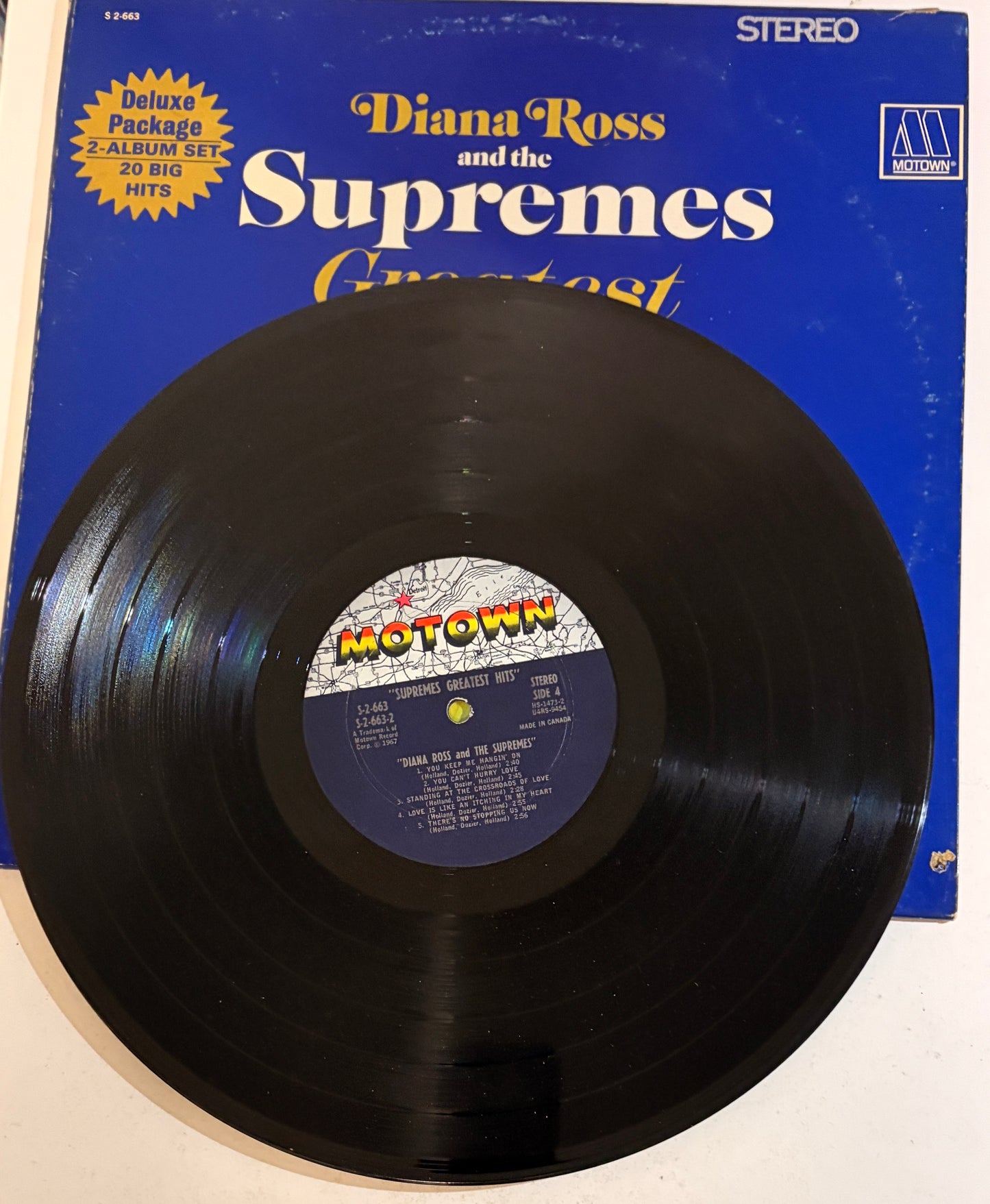 Diana Ross and the Supremes Greatest Hits 1967 Vinyl LP