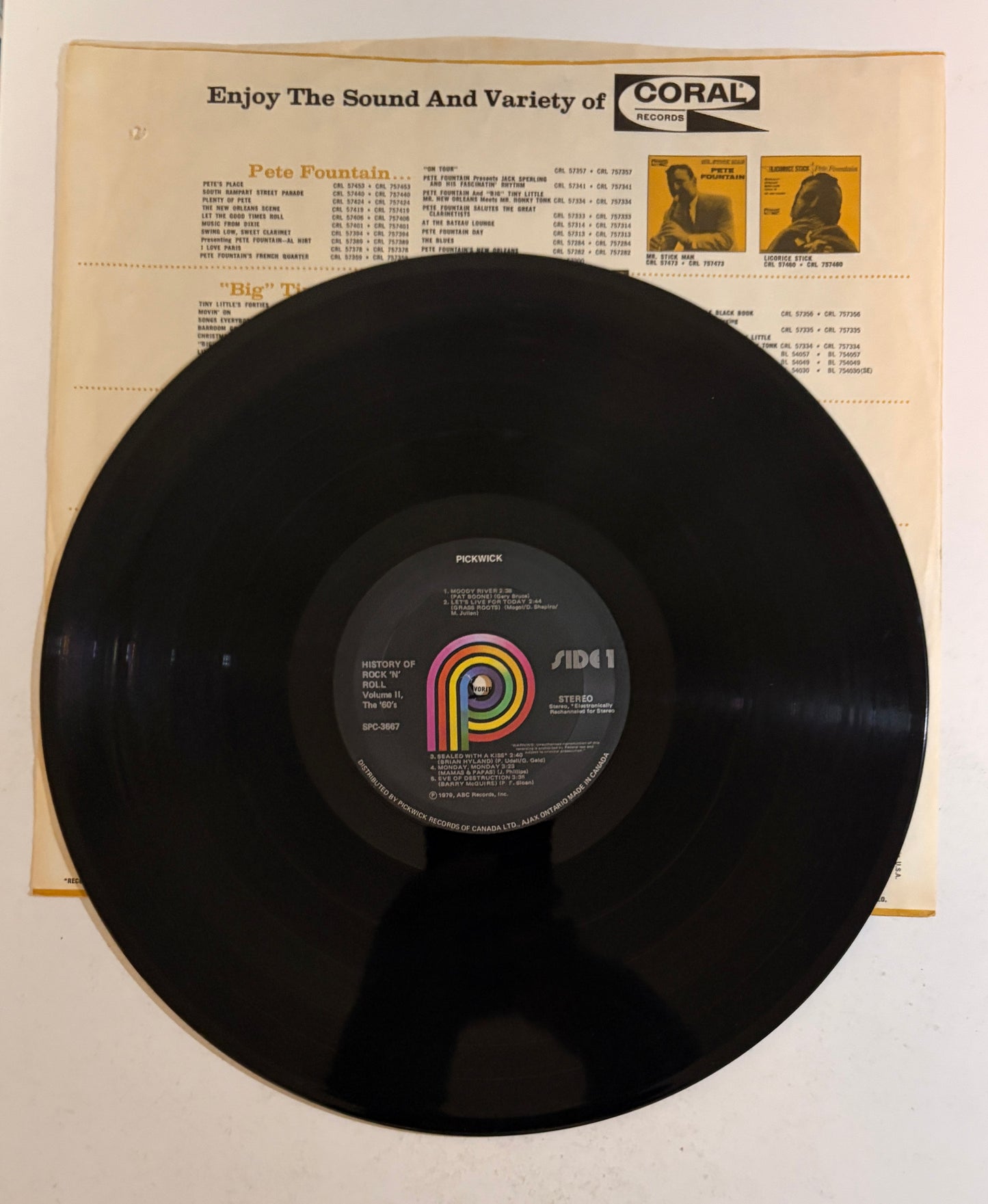 History of Rock N Roll 1979 Vinyl LP