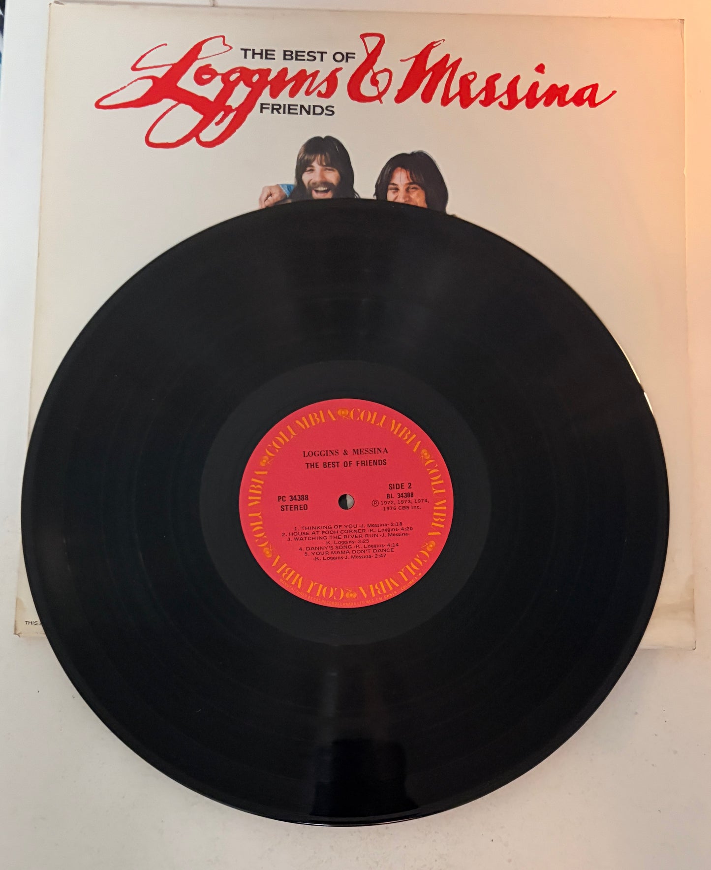 The Best of Friends Loggins & Messina 1976 Vinyl LP