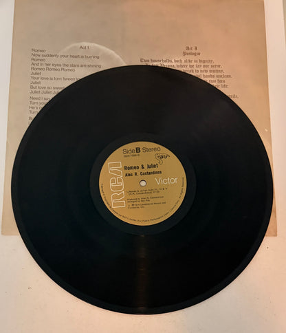 Romeo &amp; Juliet Alec R. Costandinos and the Syncophonic Orchestra 1978 Vinyl LP