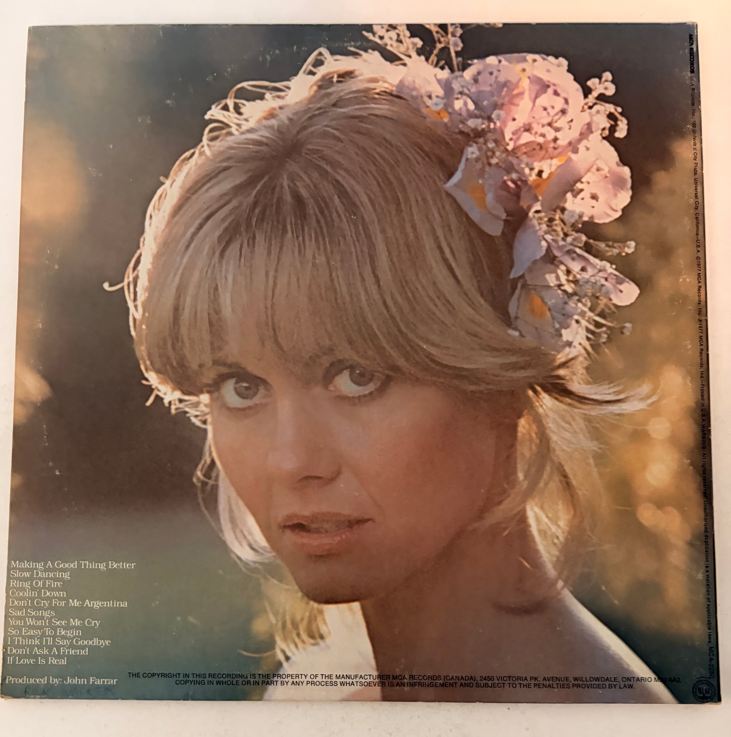 Olivia Newton-John – Making A Good Thing Better 1977 Vinyl LP