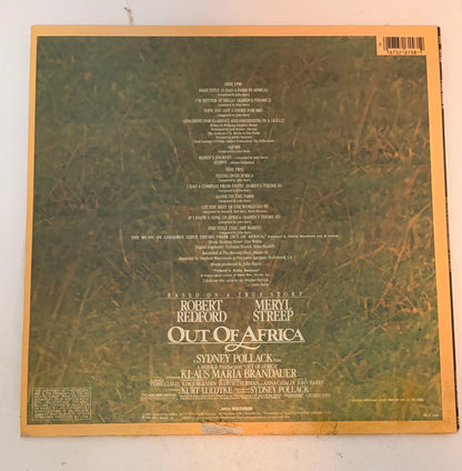 John Barry's Out of Africa Soundtrack 1986 Vinyl LP