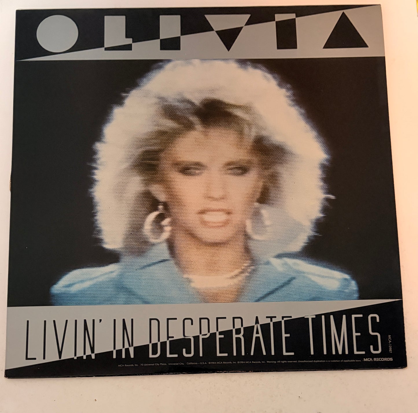 Olivia Newton-John Livin in Desperate Times 1984 Vinyl LP