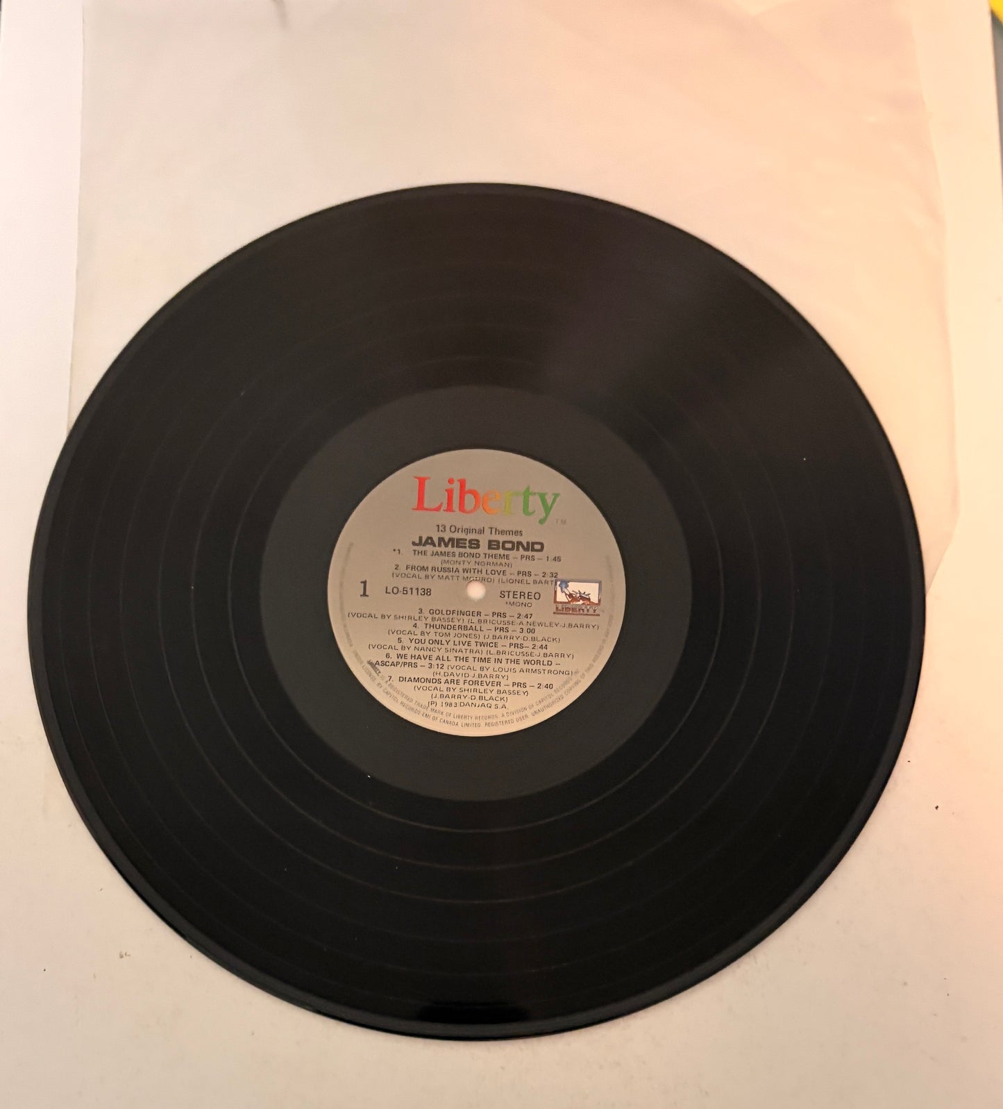 James Bond 13 Original Themes 1983 Vinyl LP