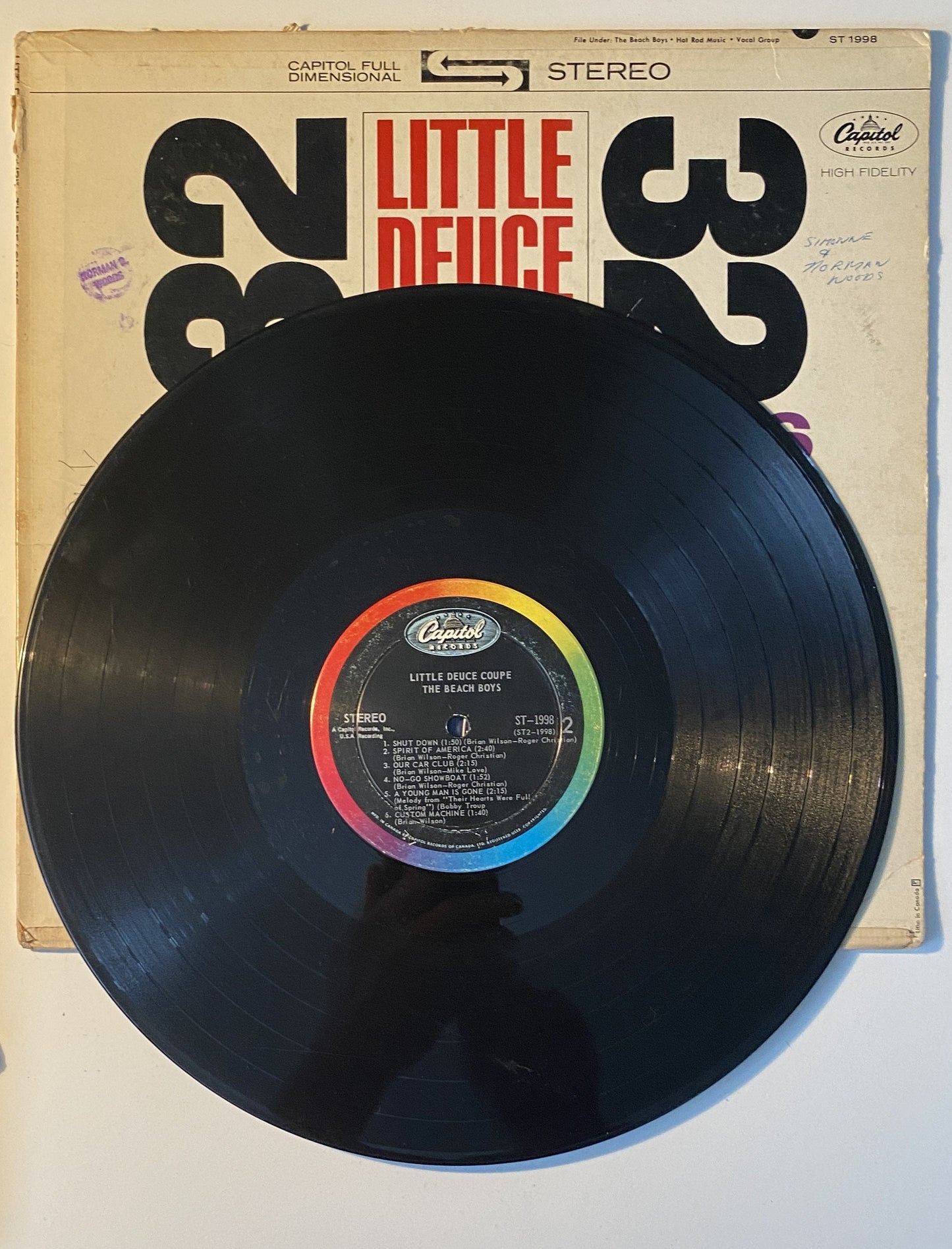The Beach Boys - Little Deuce Coupe 1963 (Stereo) Vinyl LP