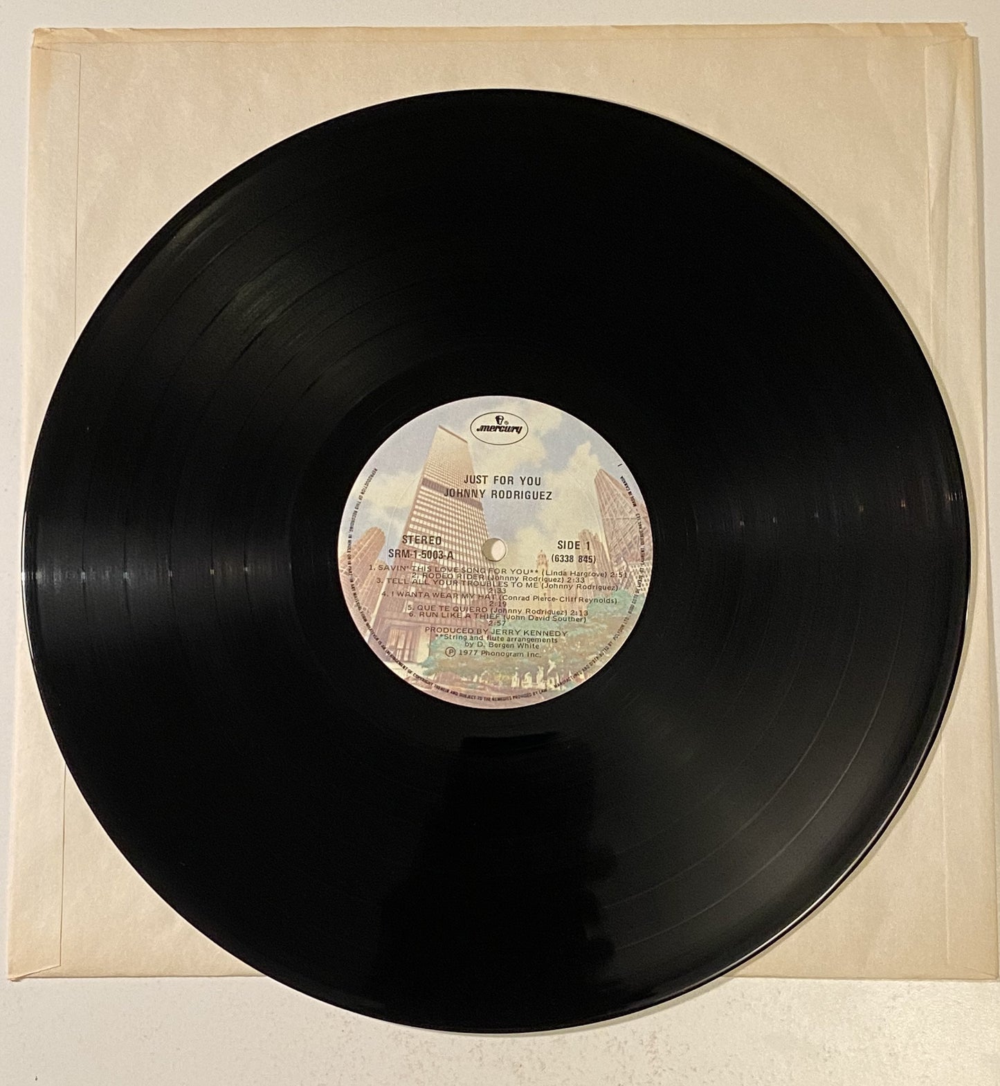 Johnny Rodriguez - Just For You - 1977 Vinyl LP