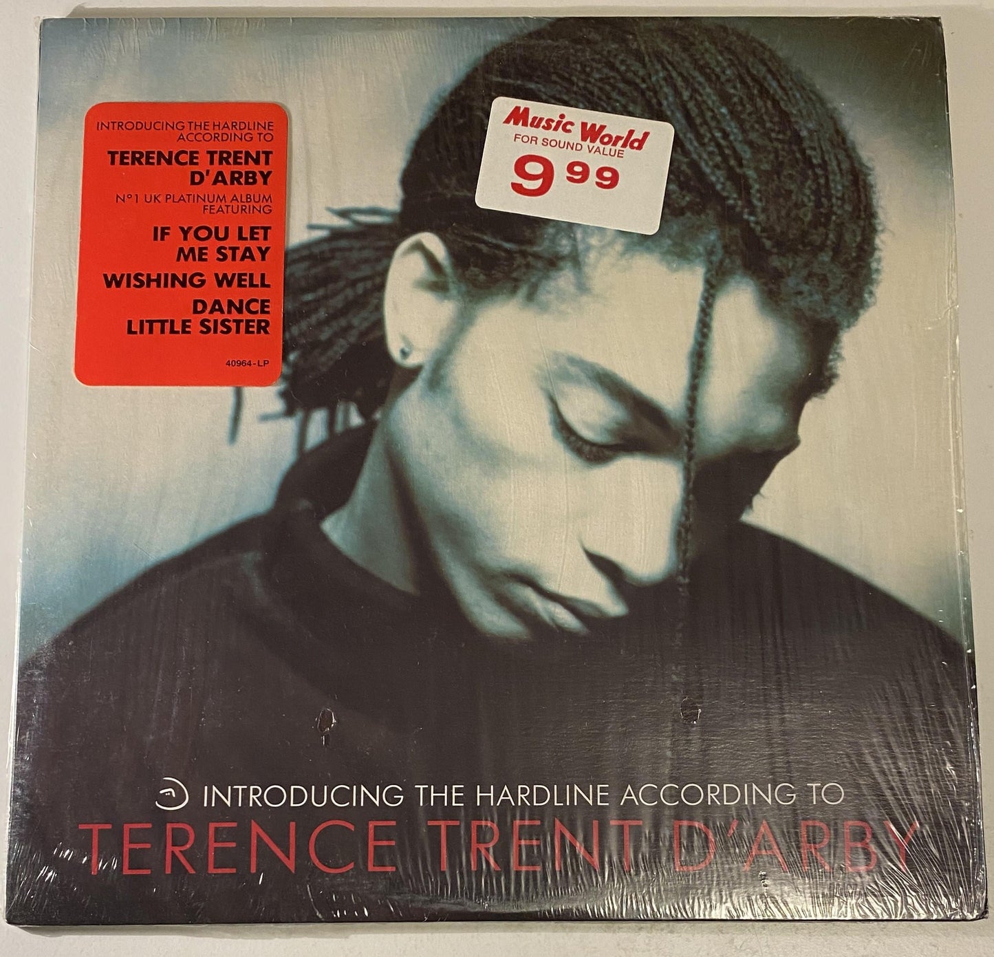 Introducing the Hardline According to Terrence Trent D'Arby 1987 Vinyl LP