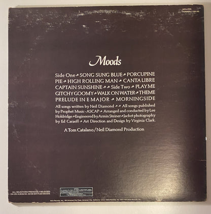 Neil Diamond - Moods - 1973 Vinyl LP