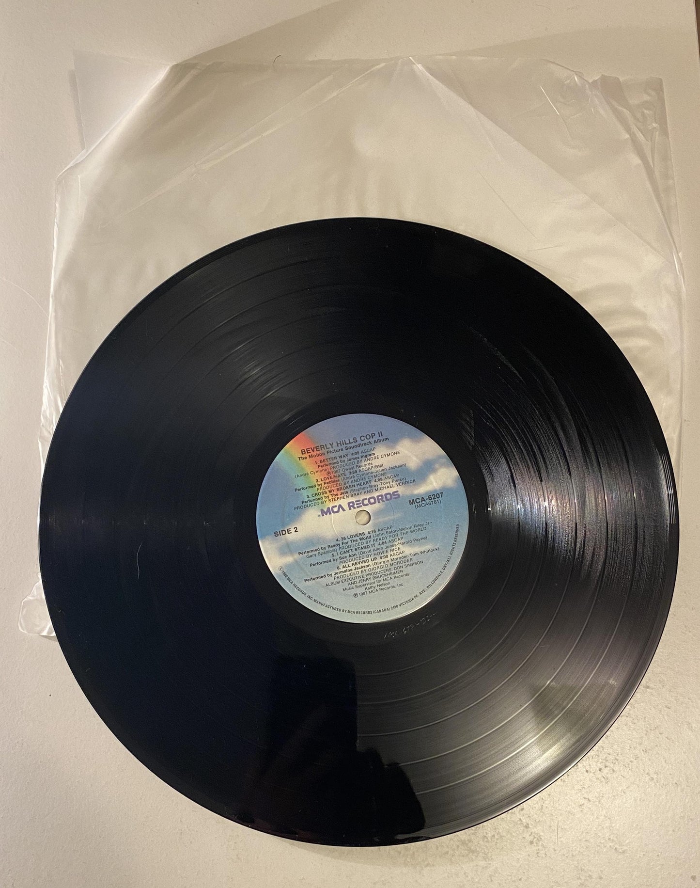 Beverly Hills Cop II Original Soundtrack 1987 Vinyl LP