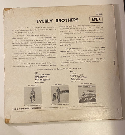 The Everly Brothers - 1958 Vinyl LP