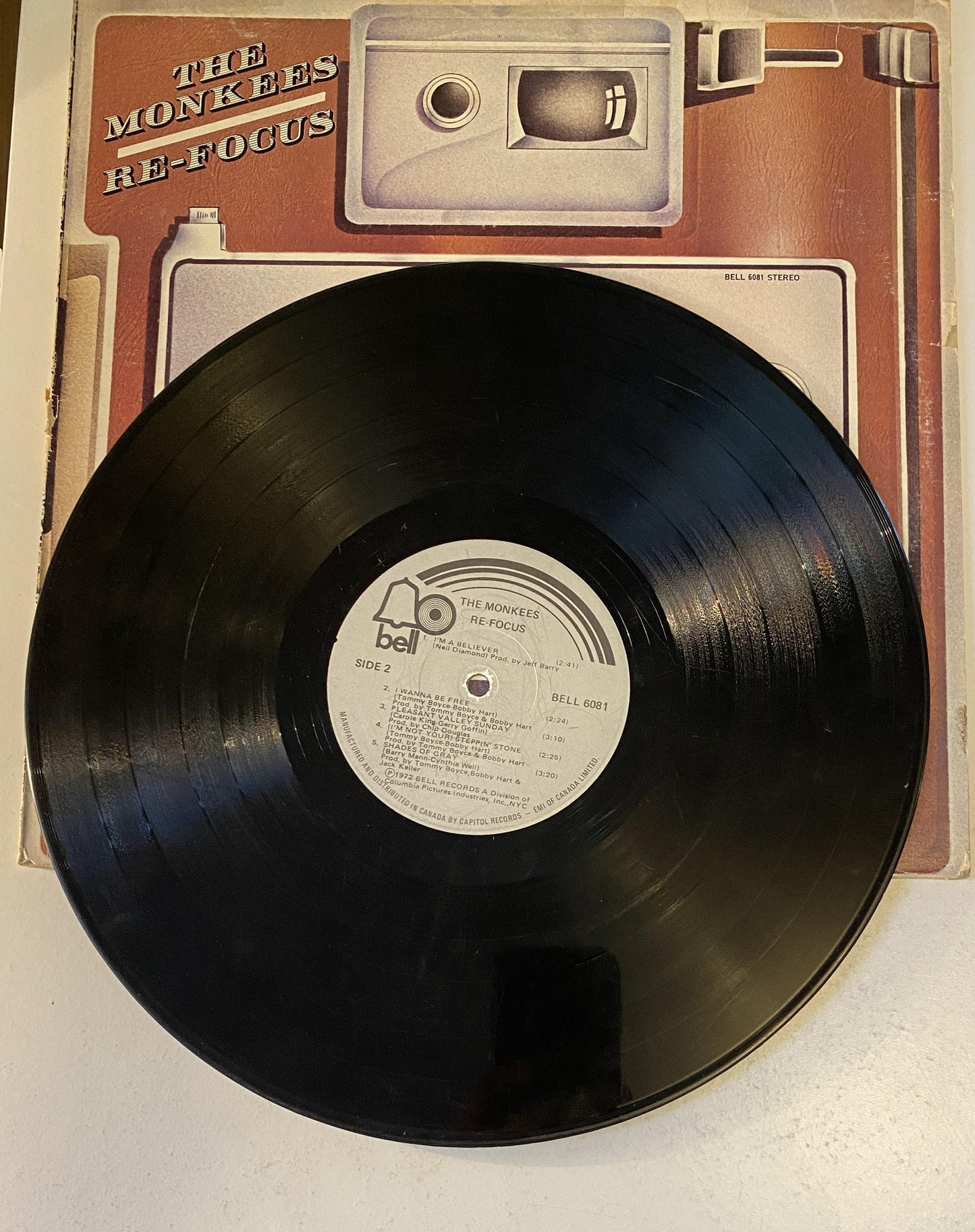 The Monkees - Re-Focus 1972 Vinyl LP