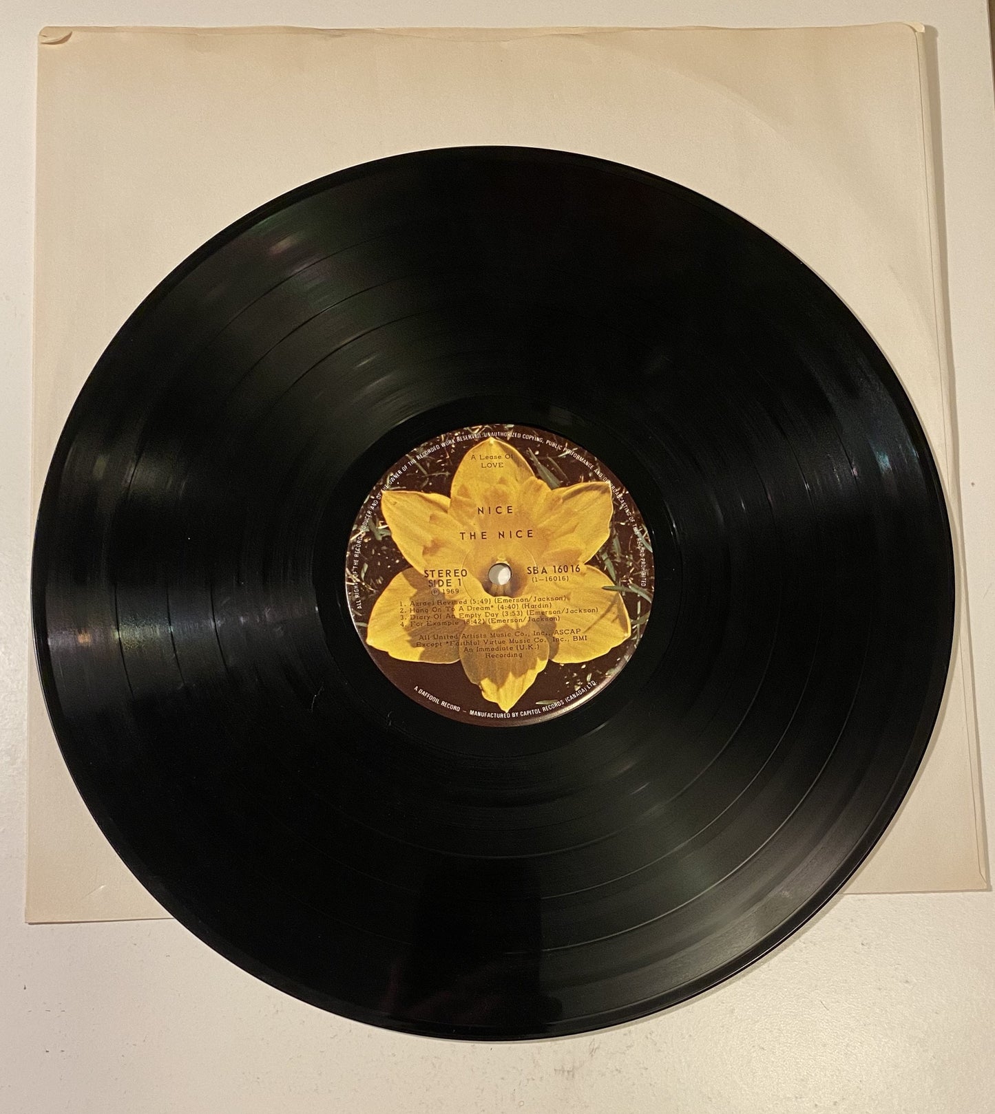 The Nice - Nice - 1972 Vinyl LP