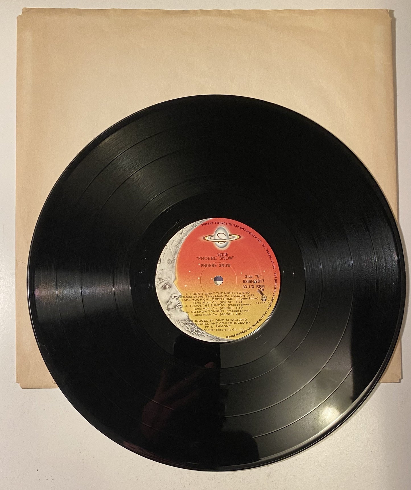 Phoebe Snow - Phoebe Snow 1974 Vinyl LP Record