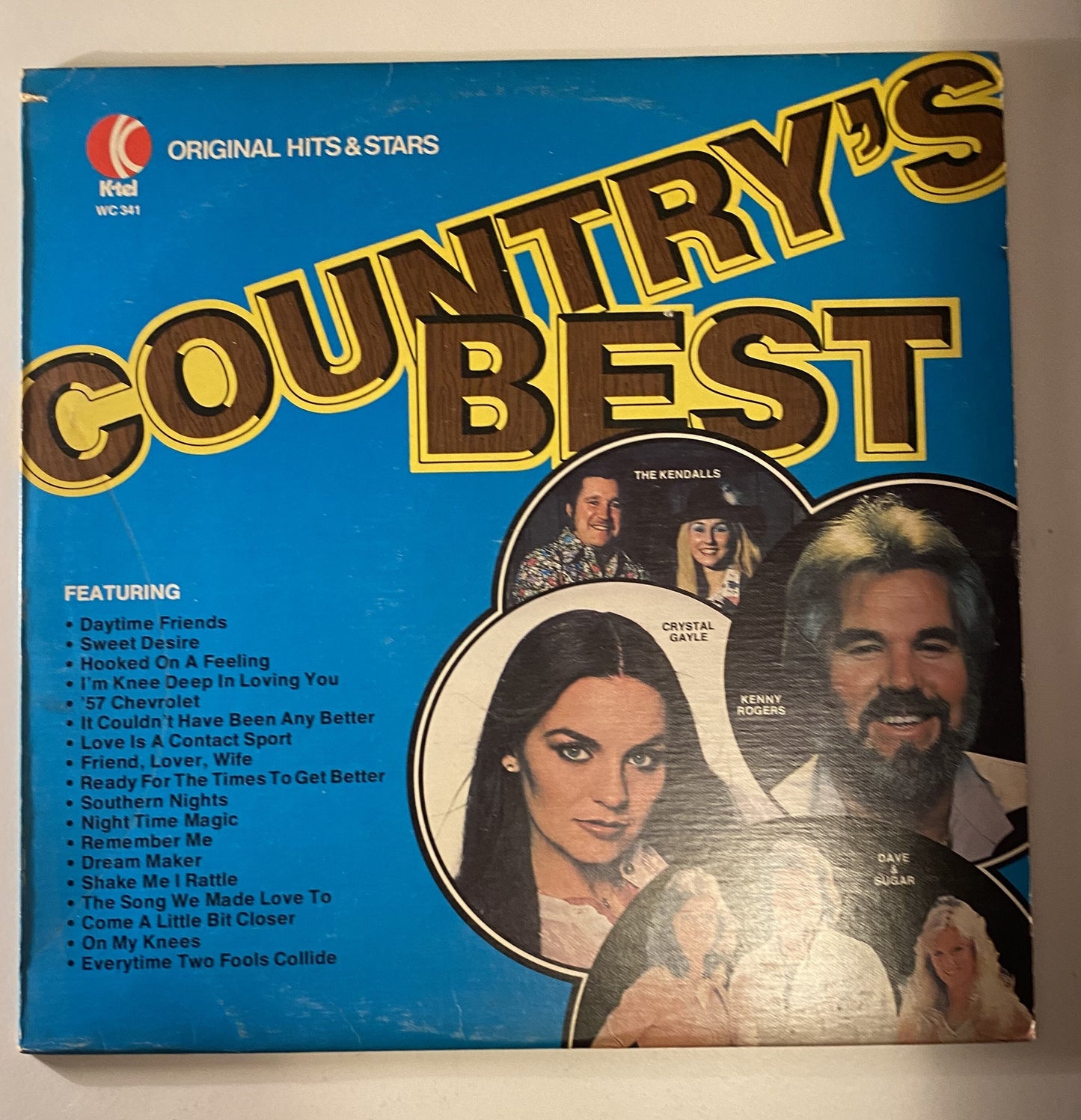 K-Tel Country's Best - 1979 Vinyl LP