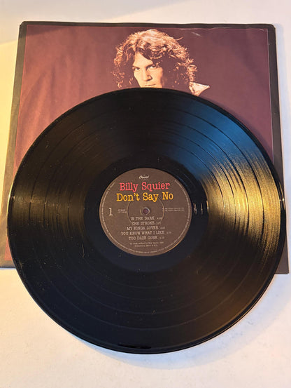 Billy Squier - Don't Say No 1981 Vinyl Record