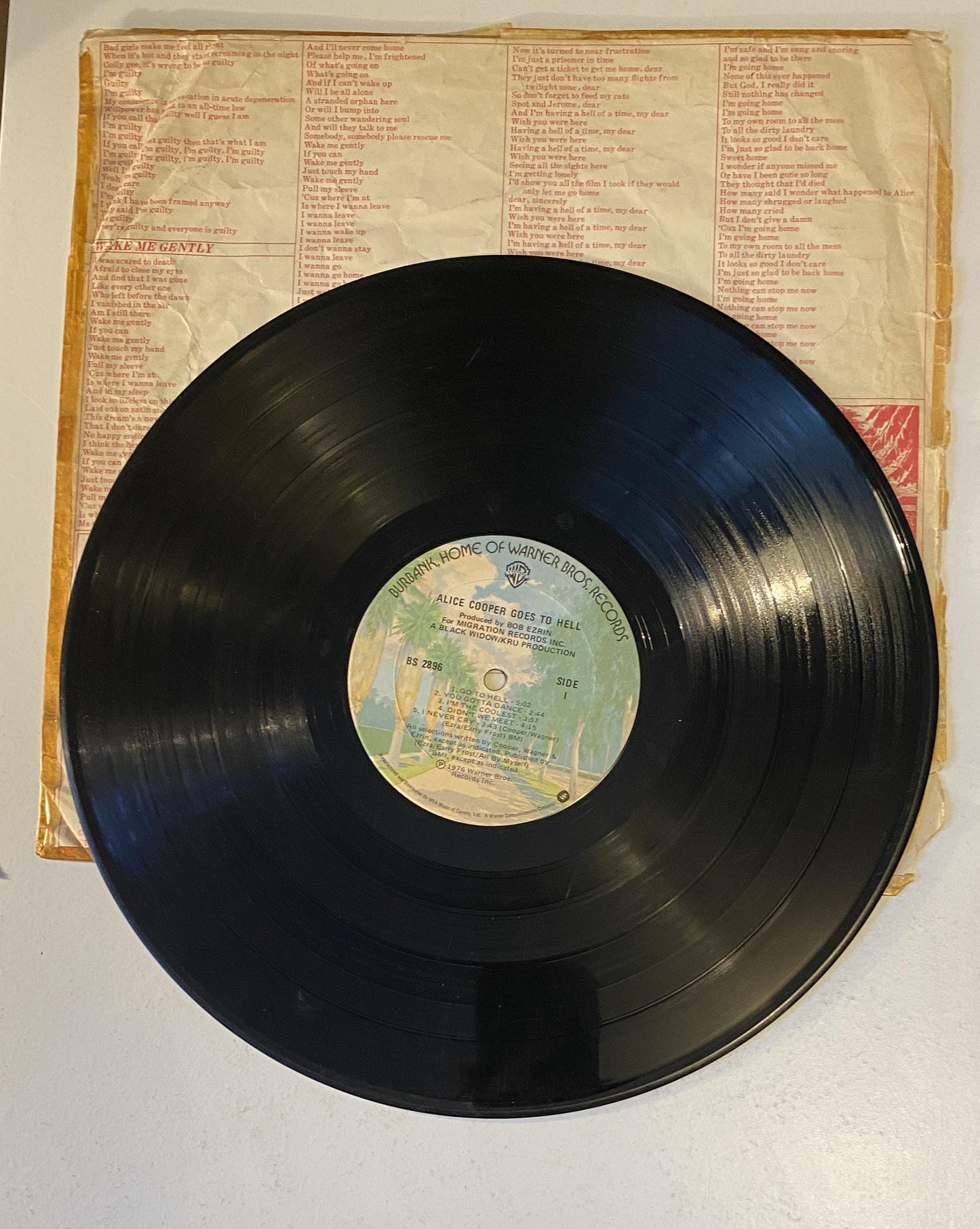 Alice Cooper Goes to Hell 1976 Vinyl LP