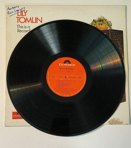 Lily Tomlin - This is a Recording - 1971 Vinyl LP Record