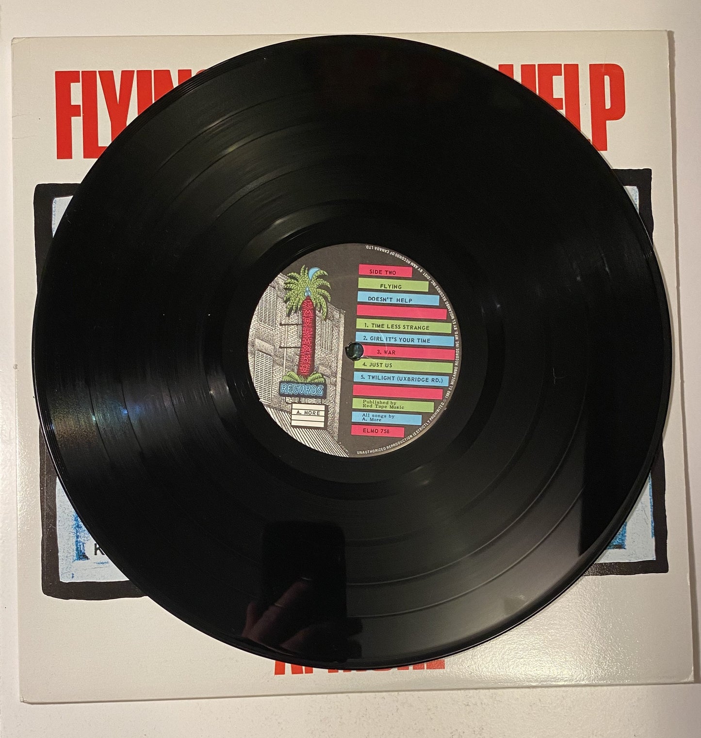 A. More - Flying Doesn't Help - 1981 Vinyl LP Record