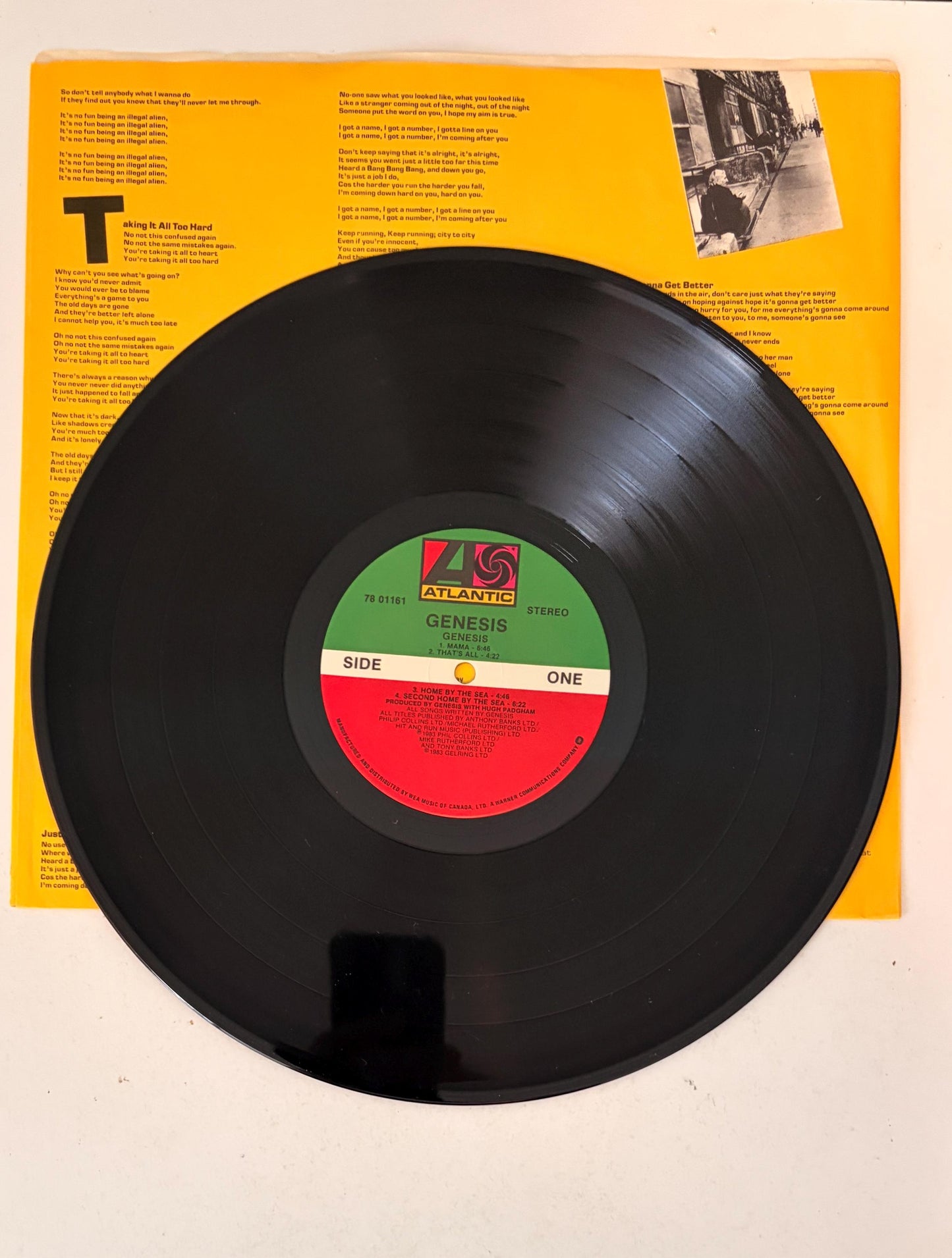 Genesis - Self Titled 1983 Vinyl Record
