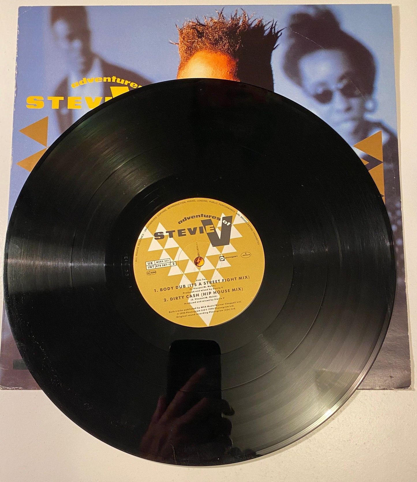 Adventures of Stevie V - Body Language - 1990 12" Vinyl LP Record