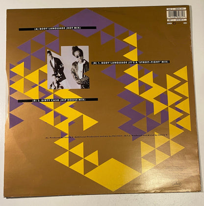 Adventures of Stevie V - Body Language - 1990 12" Vinyl LP Record