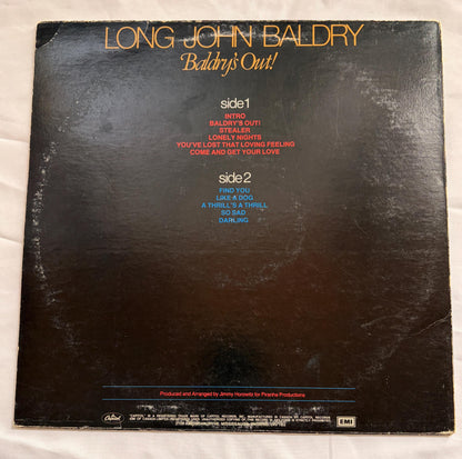 Long John Baldry - Baldry's Out 1979 Vinyl Record
