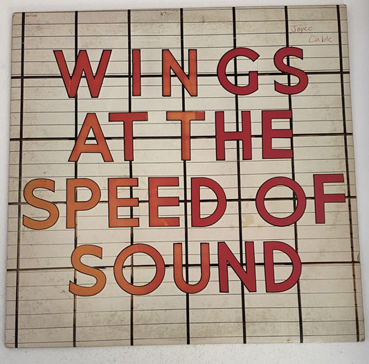 Wings - At The Speed of Sound - 1976 Vinyl LP