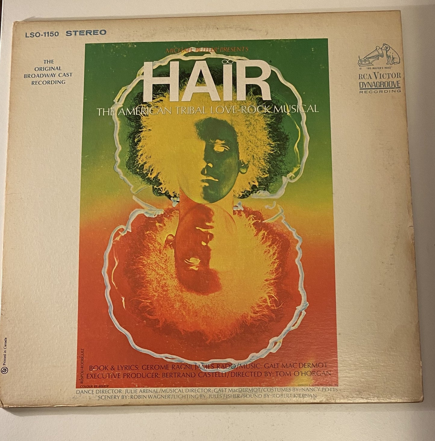 Hair - The American Tribal Love Rock Musical - 1968 Vinyl LP