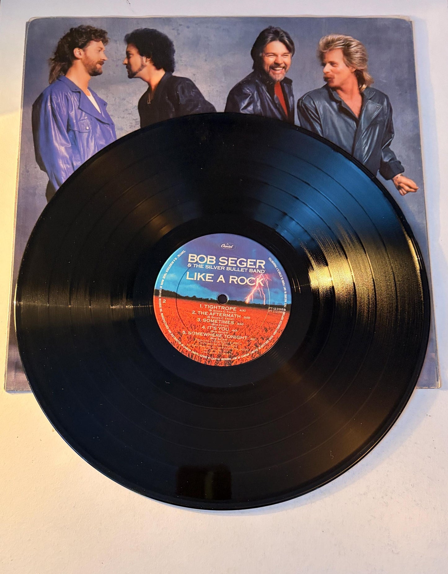 Bob Seger & The Silver Bullet Band - Like a Rock 1986 Vinyl Record