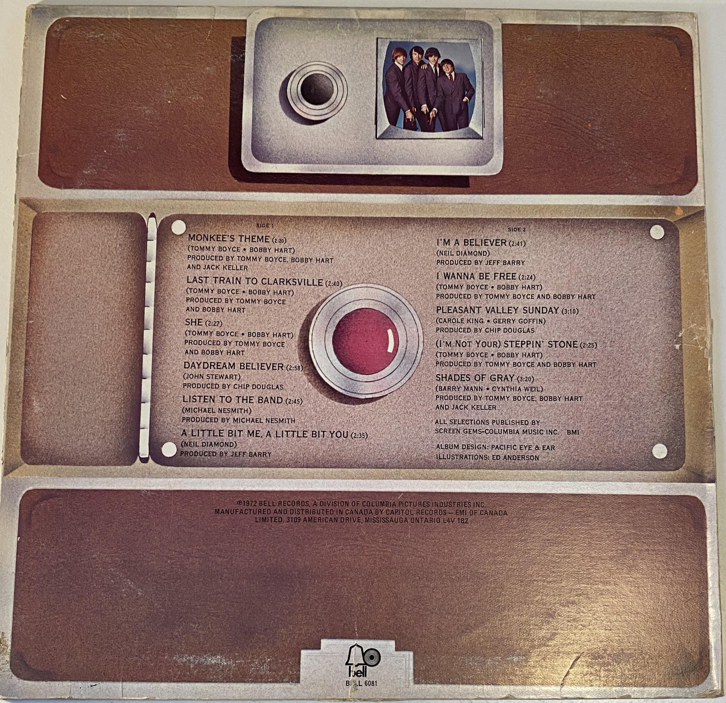The Monkees - Re-Focus 1972 Vinyl LP