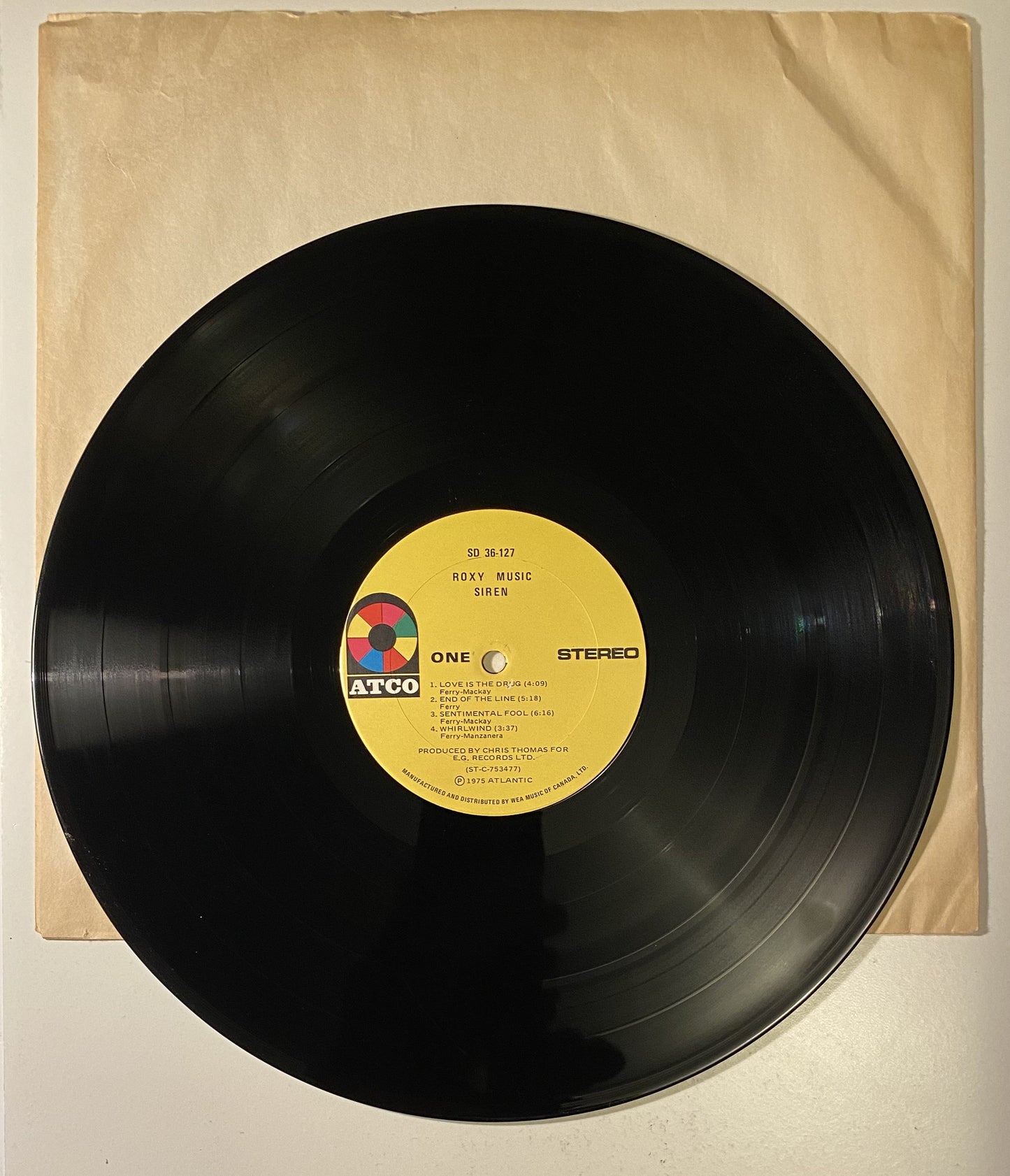 Roxy Music - Siren - 1976 Vinyl LP