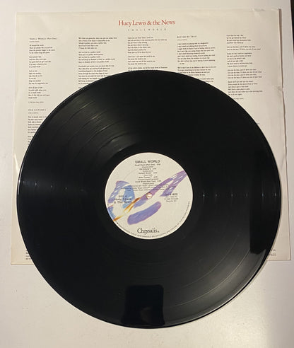 Huey Lewis & the News - Small World 1988 Vinyl LP