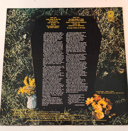 Phil Ochs - Rehearsal for Retirement 1979 Vinyl Record