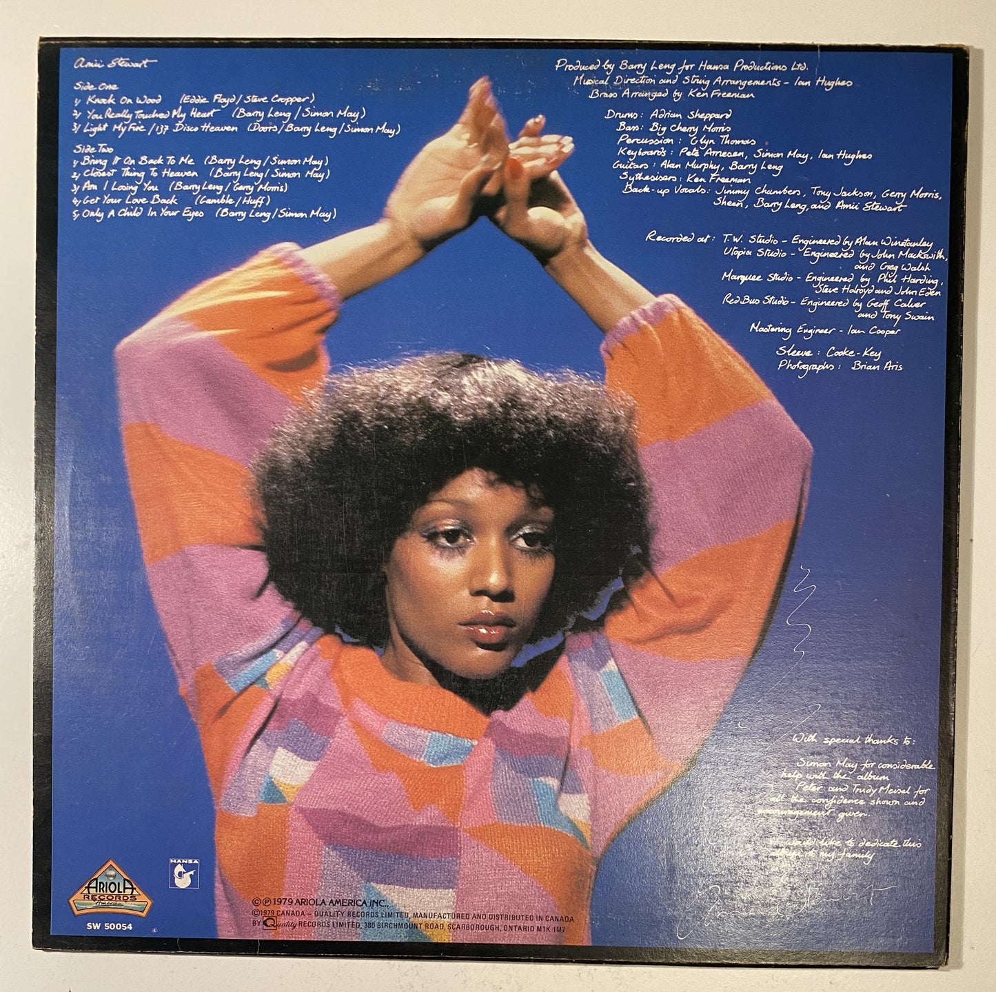 Amii Stewart - Knock on Wood - 1979 Vinyl LP