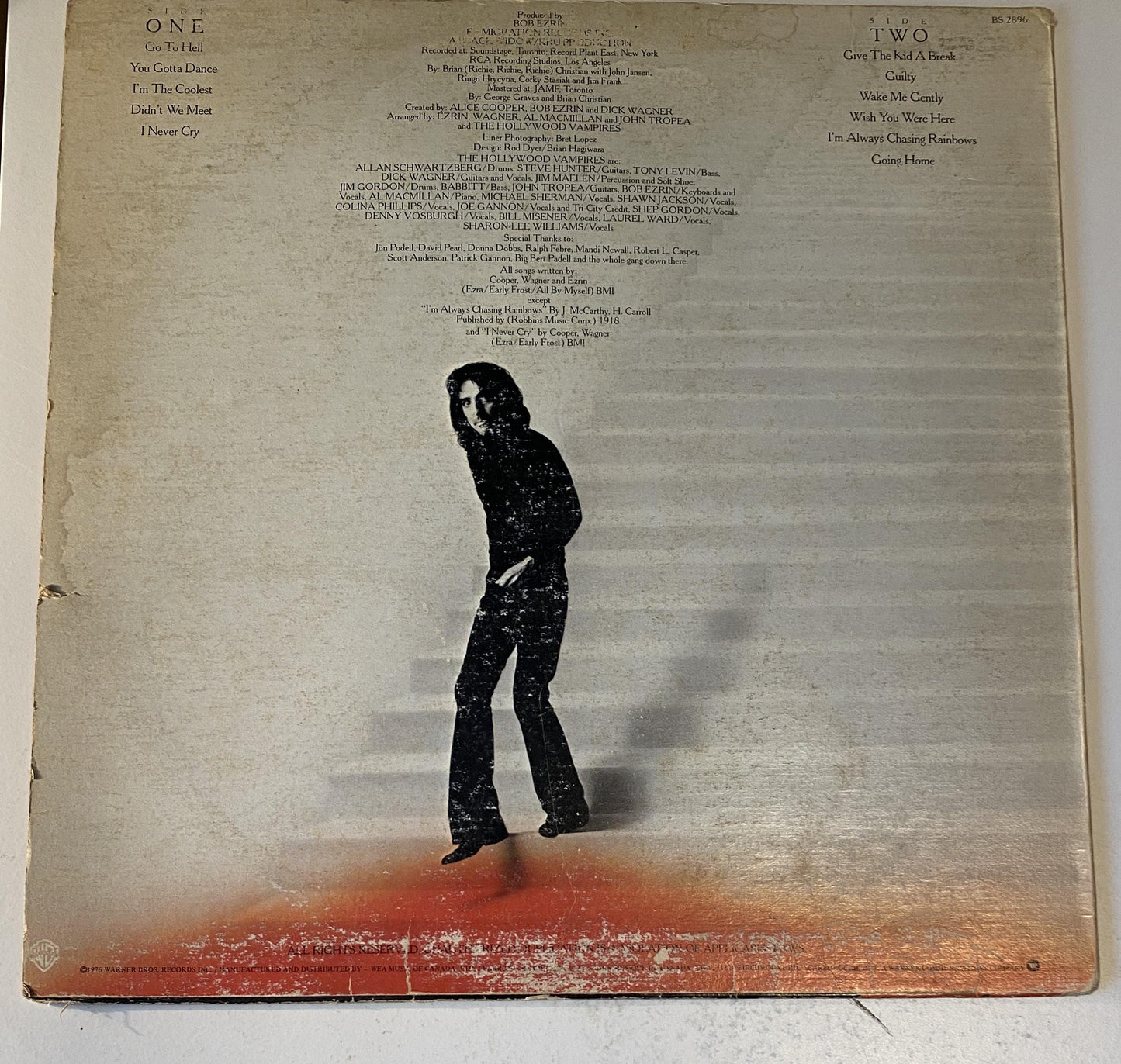 Alice Cooper Goes to Hell 1976 Vinyl LP