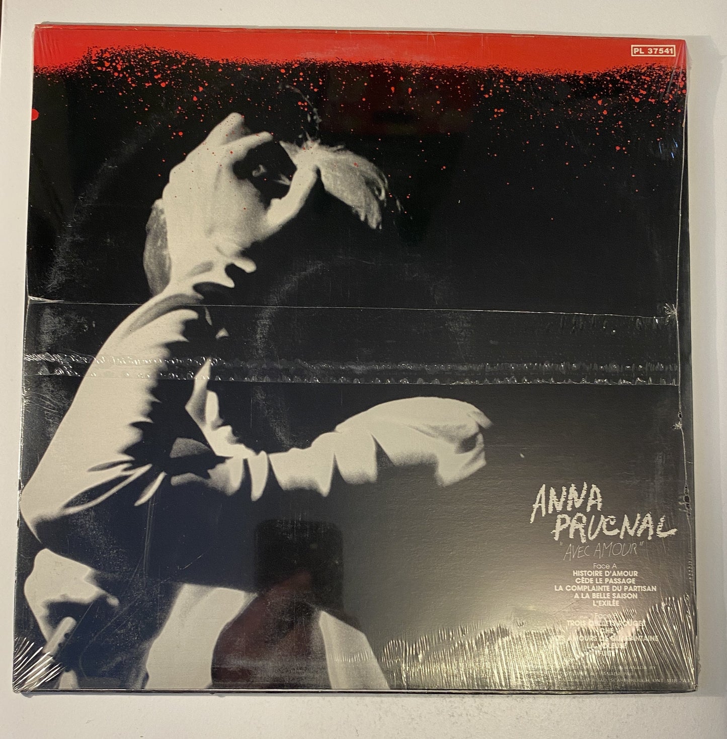 Anna Prucnal - Avec Amour - 1981 Vinyl LP Record - SEALED