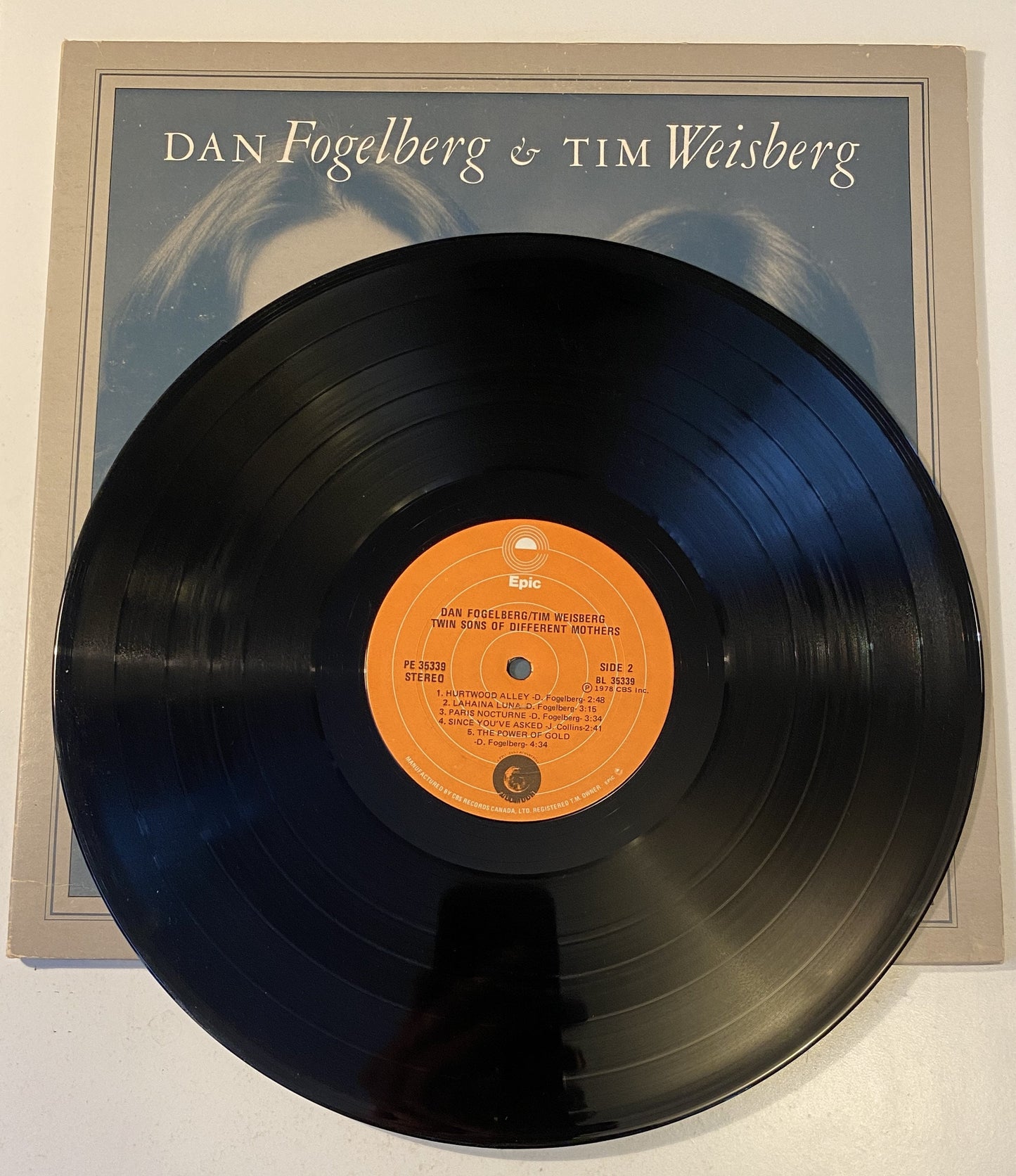 Dan Fogelberg & Tim Weisberg - Twin Sons of Different Mothers 1978 Vinyl LP Record