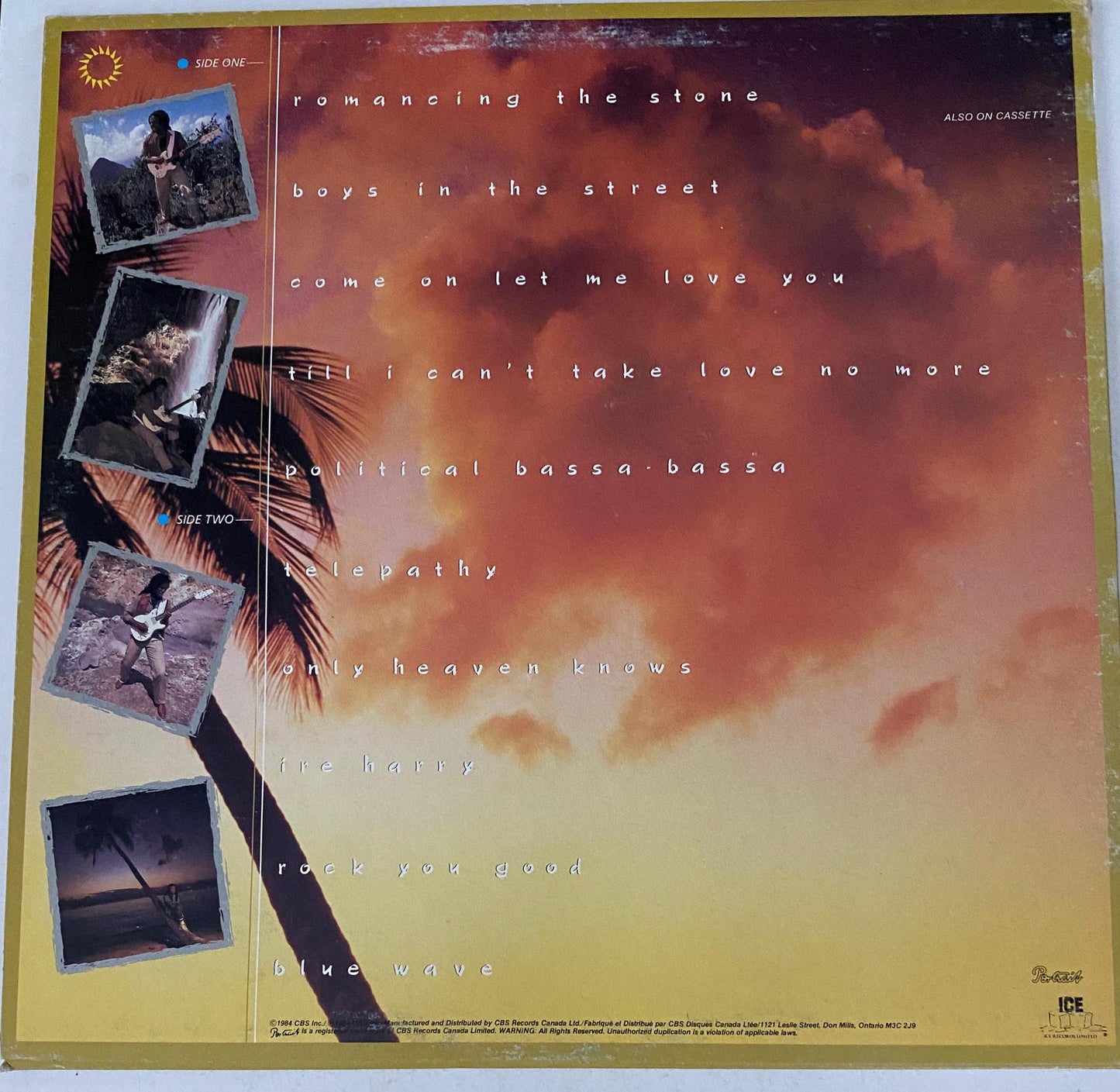 Eddy Grant - Going For Broke 1984 Vinyl LP Record