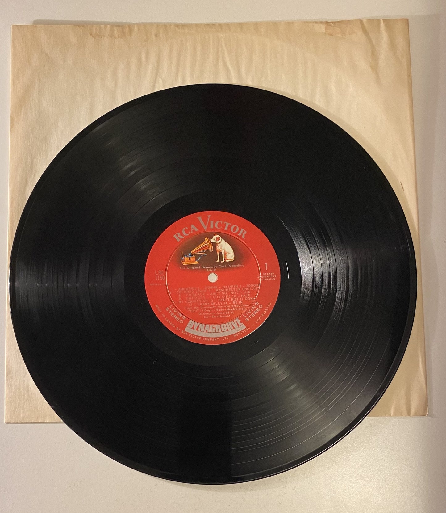 Hair - The American Tribal Love Rock Musical - 1968 Vinyl LP