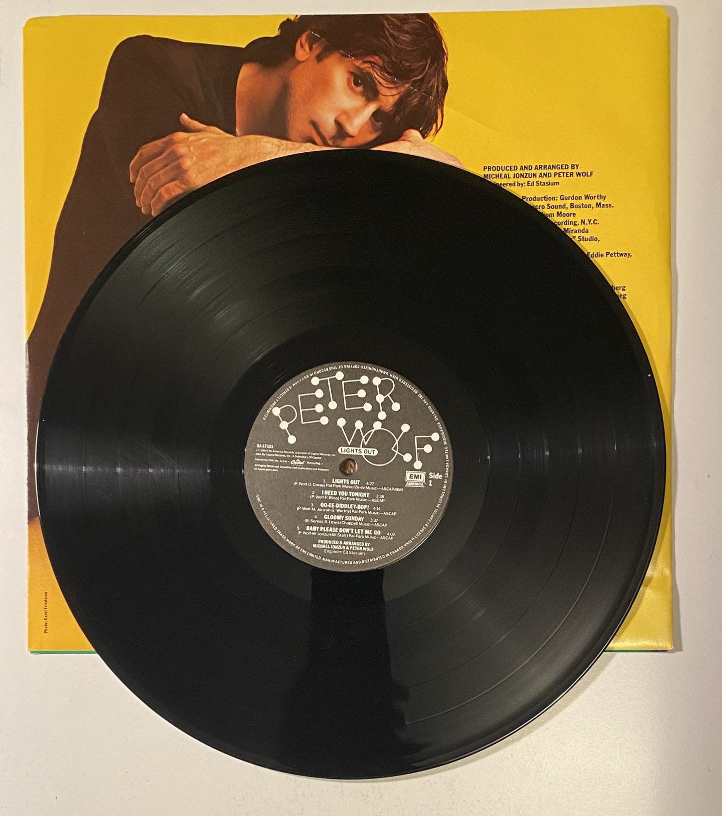 Peter Wolf - Lights Out - 1984 Vinyl LP