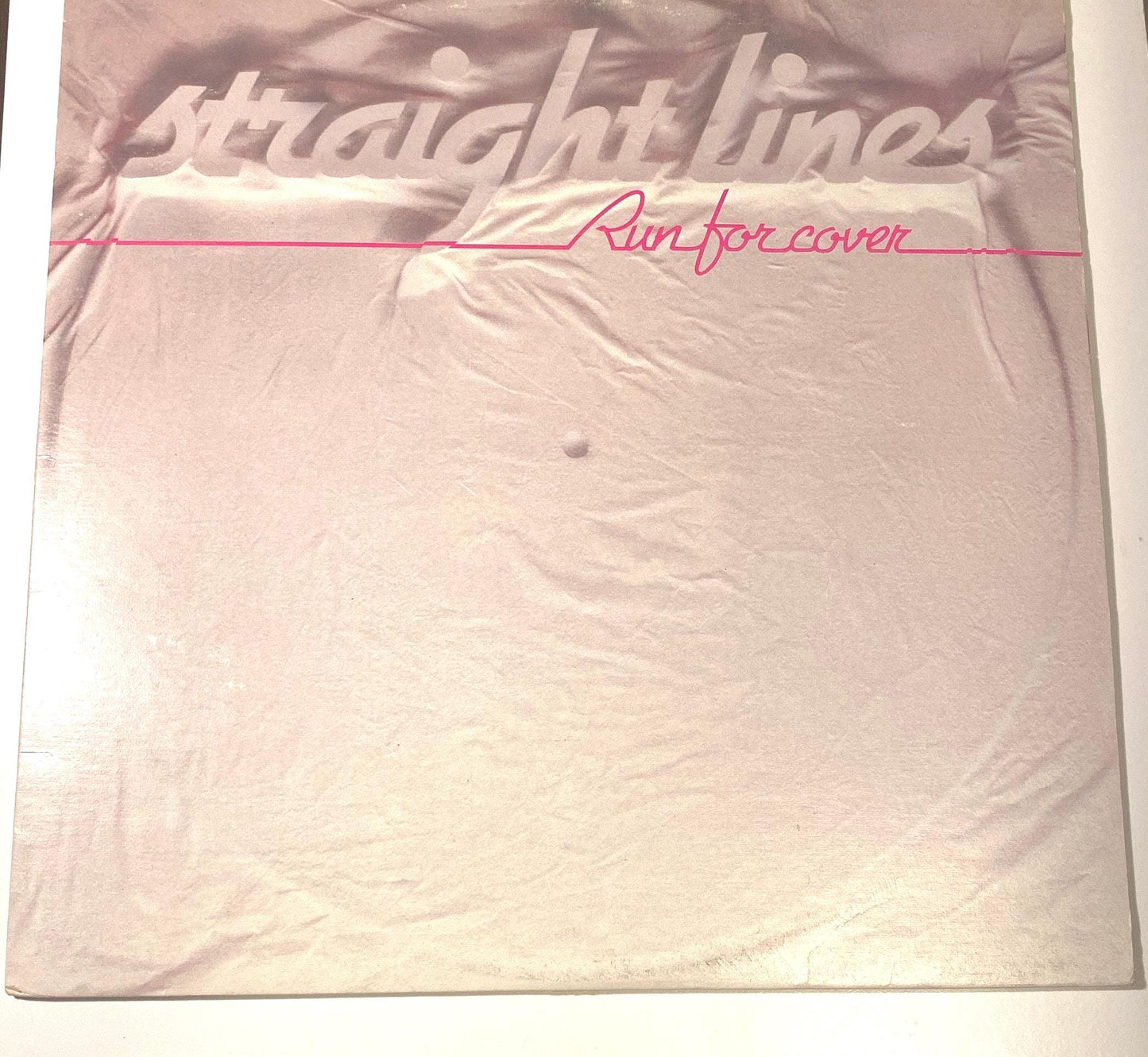Straight Lines - Run for Cover 1981 Vinyl LP