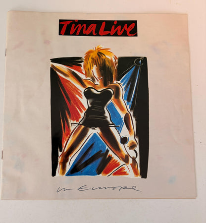 Tina Live in Europe - 1988 Double Vinyl Record
