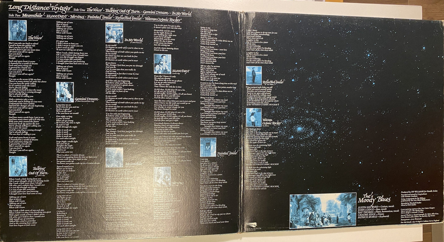 Moody Blues - Long Distance Voyager 1981 Vinyl LP Record