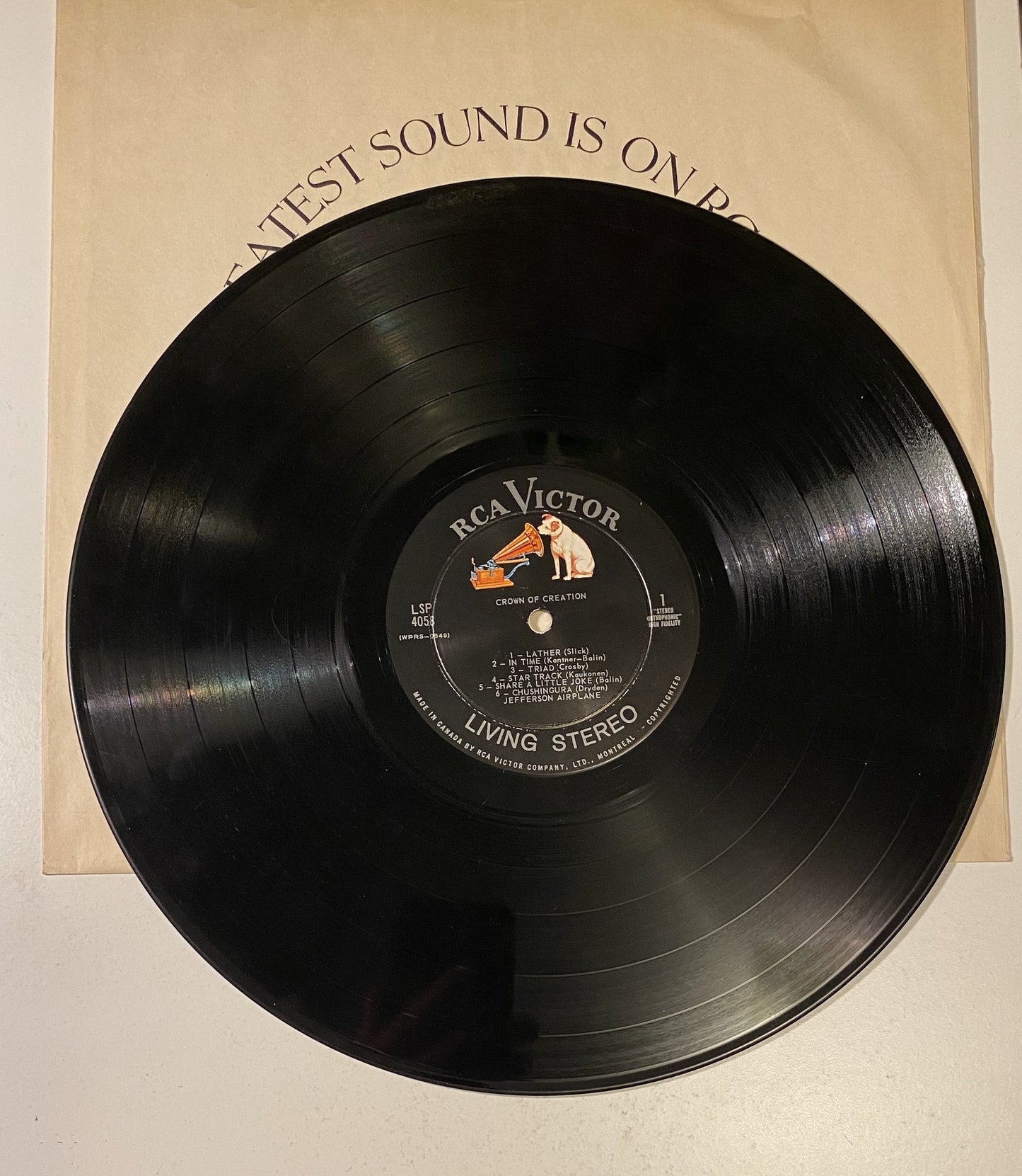 Jefferson Airplane - Crown of Creation - 1968 Vinyl LP