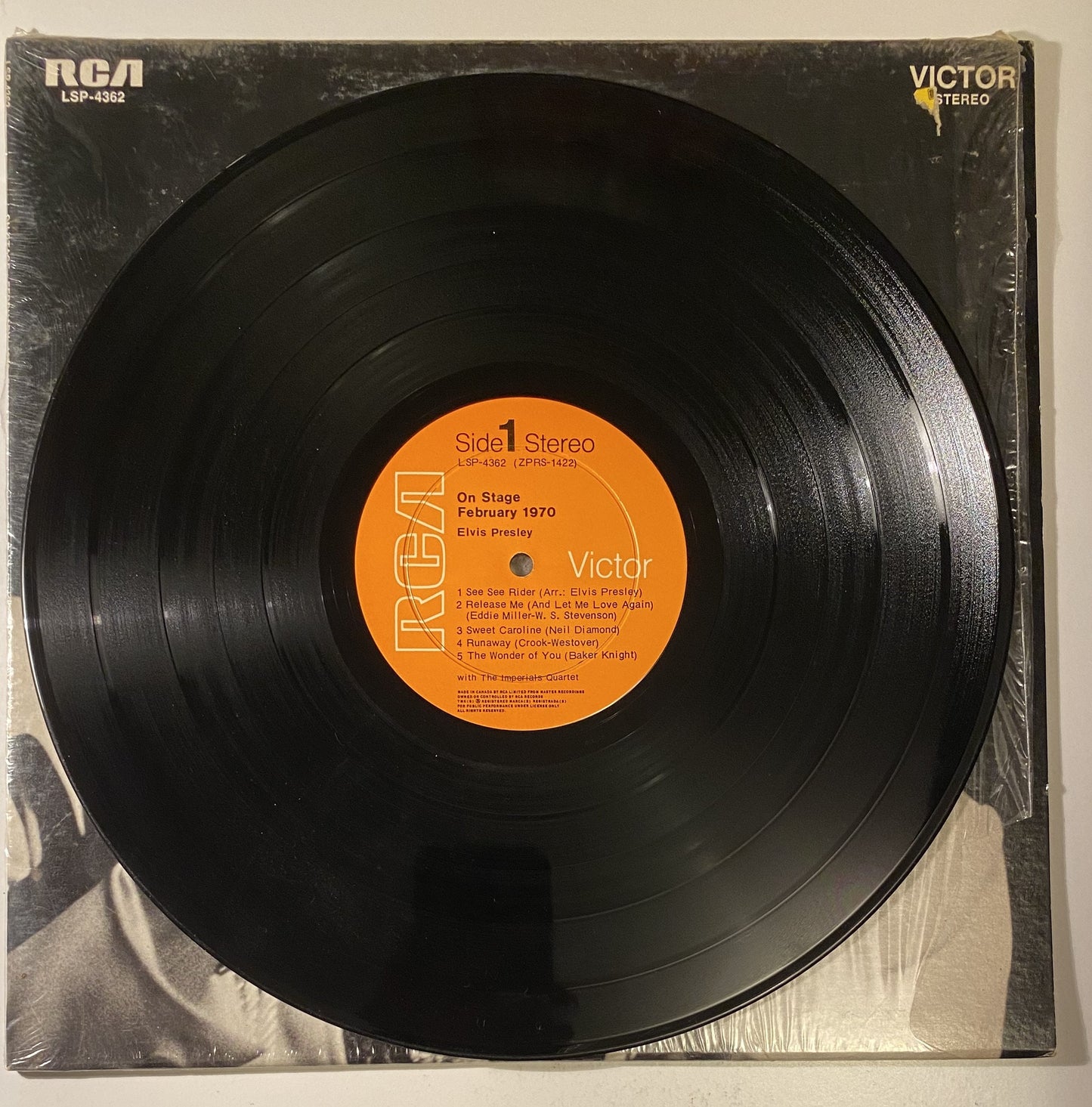 Elvis Presley - Elvis on Stage - 1970 Vinyl LP