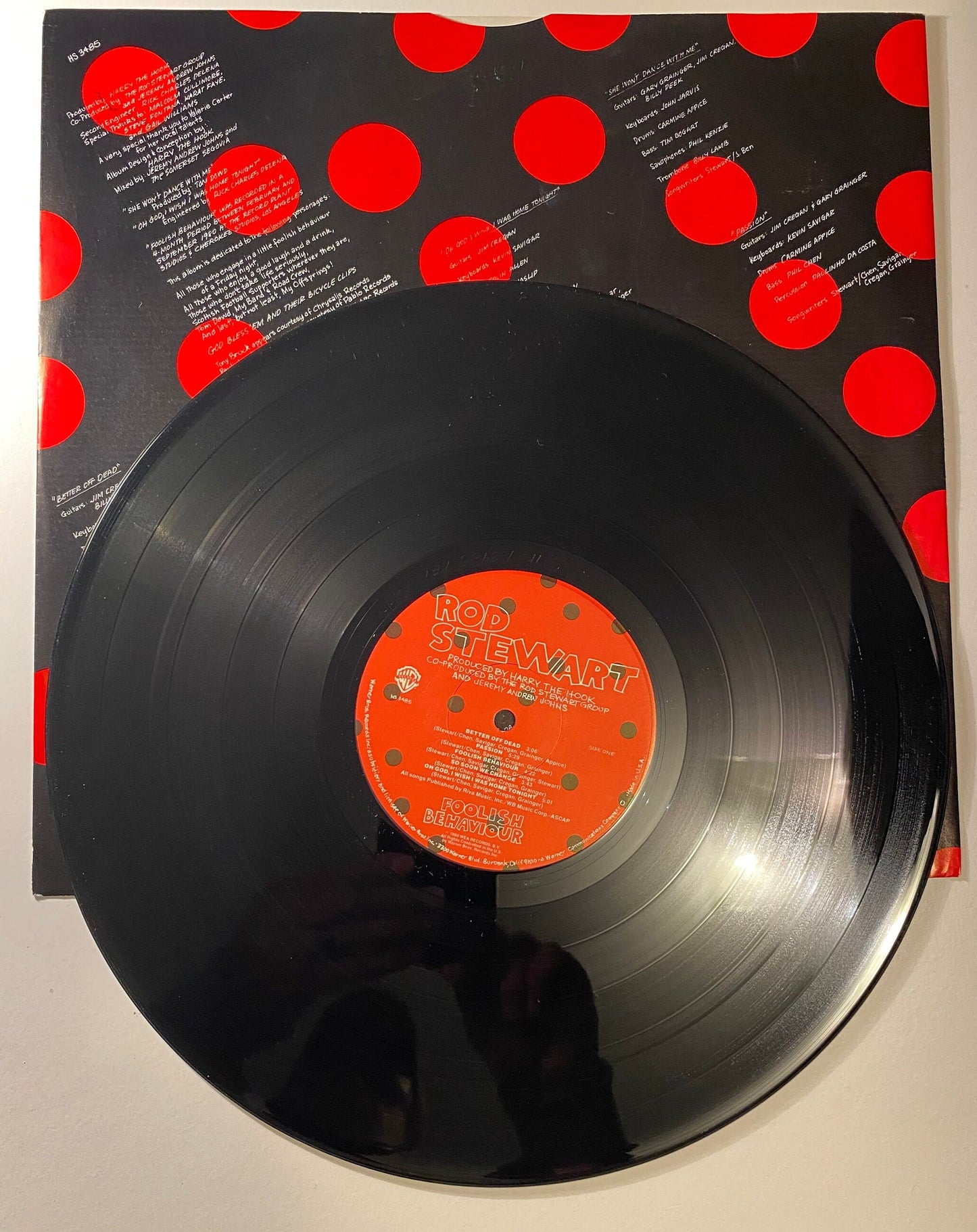 Rod Stewart - Foolish Behavior 1980 Vinyl LP