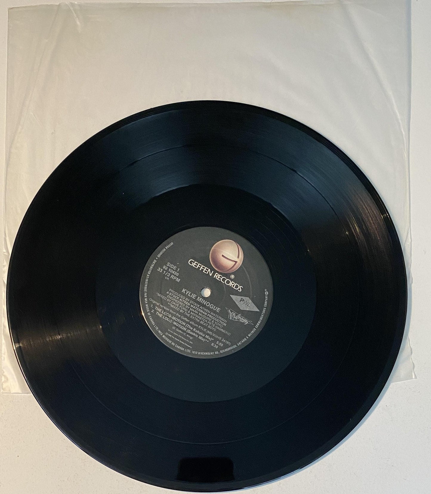 Kylie Minogue - The Loco-Motion 1988 12" Single Vinyl Record
