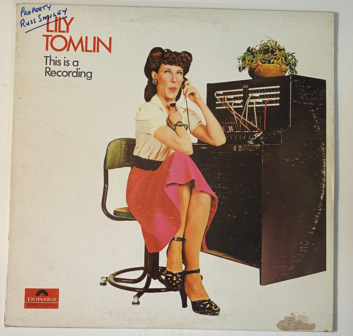 Lily Tomlin - This is a Recording - 1971 Vinyl LP Record